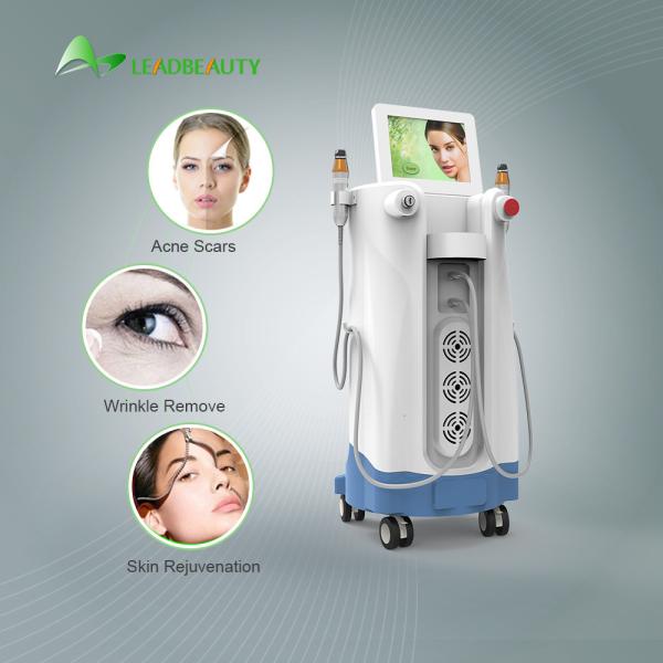 Fractional RF Microneedle machine with 3 kinds of needles for face treatment for salon clinic home use