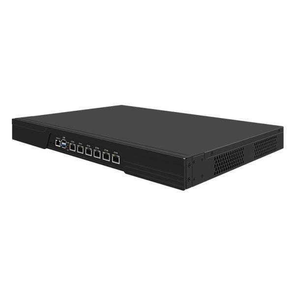 Zynshield 1U Rackmount Firewall Redundant Bypass OPNsense PfSense OpenWRT J4125 6 2.5G LAN Low Power Consumption