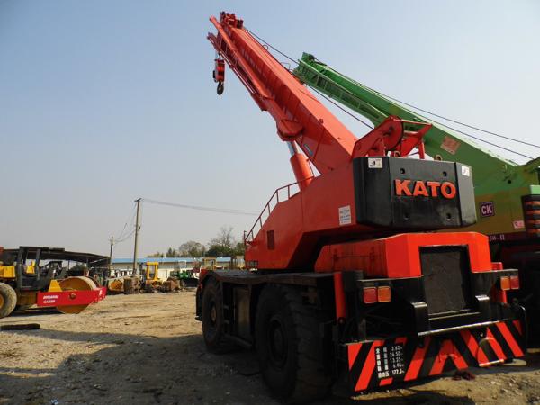 USED KATO KR-25H-IIIL 25T ROUGH TERRAIN CRANE FOR SALE ORIGINAL JAPAN 25T TERRAIN CRANE