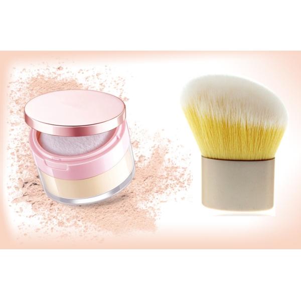 Professional Face Hand Kabuki Makeup Brush / Synthetic Hair Makeup Brushes