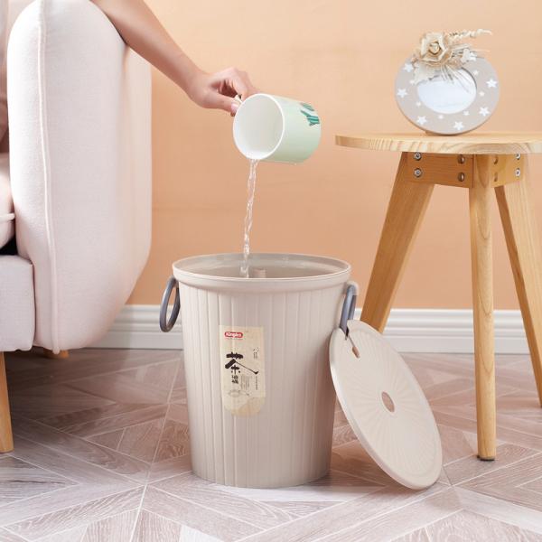 Hotel Room Kitchen Office Tea Leaves Plastic Dustbin Bucket