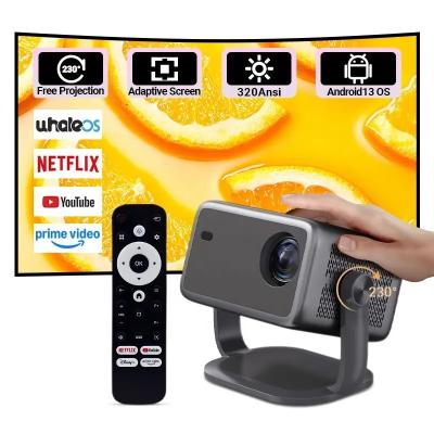 Rotatable Automatic Home Theater DLP Projectors 1080p Dynamic Tracking 40-300inch