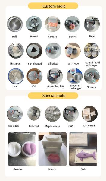Máquina de fabricação de bombas de banho personalizada de 30-80 mm de diâmetro para produção industrial