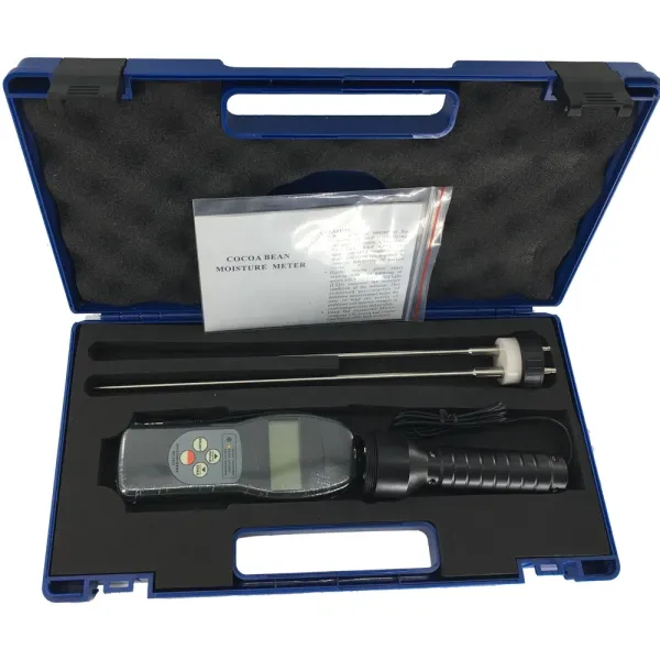 MC-7825COCOA Digital LCD Moisture Meter with 7~30% Range and ±0.5% Accuracy for Cocoa Bean Water Analysis