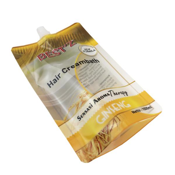 Reusable Stand Up Plastic Custom Liquid Fruit Juice Pouch Drink Packaging Spout Pouch Bag / Juice Doypack With Spout