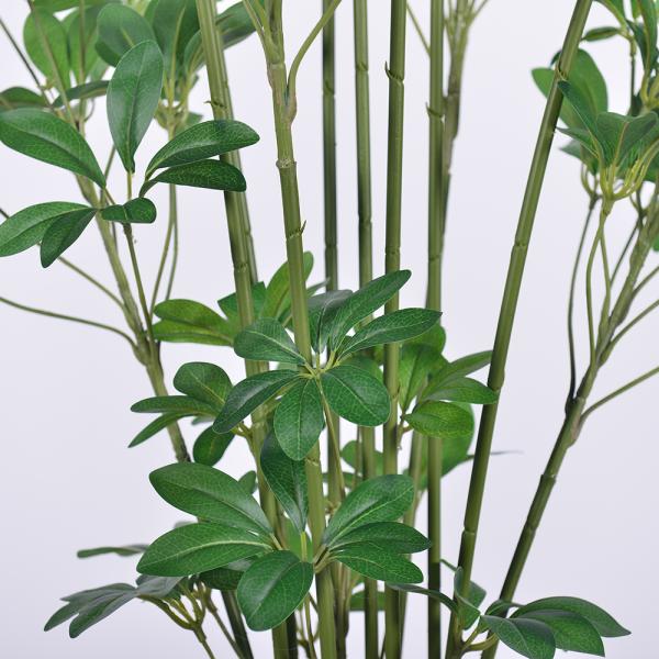47in 59in 70inTall Real Touch Artificial Schefflera Tree Green Potted Schefflera Plant For Home Decoration