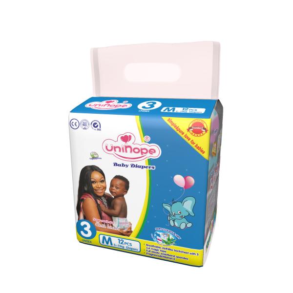 Uniloves Baby Diaper Anti-Leak 3D Leak Prevention Channel Printed Dubai Free Samples