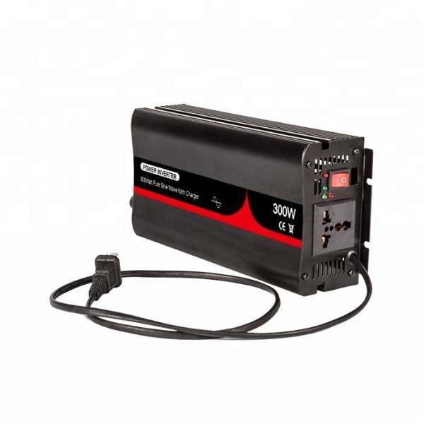 CE ROHS Power Inverter Charger 300W 12V Portable Pure Sine Wave Inverter