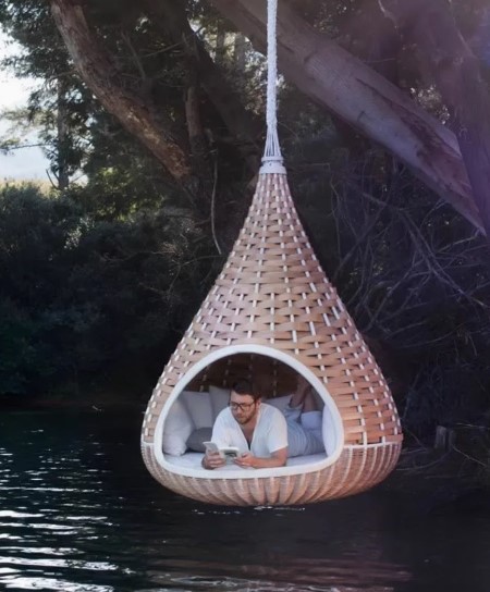 Eco Friendly Beach Garden PE Rattan Lying Bed 2-3 Person Lounge Leisure Chair