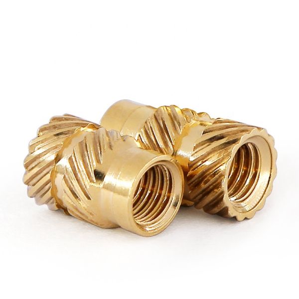Galvanized Knurled Brass Fastener Insert Nut For In Industrial Applications