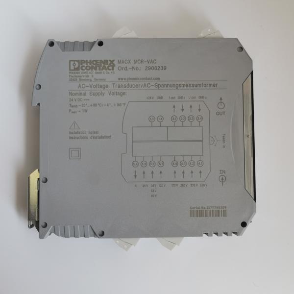 Transmisor Phoenix Contact MACX MRC-VAC-2906239 rango de entrada; 0VAC-550VAC