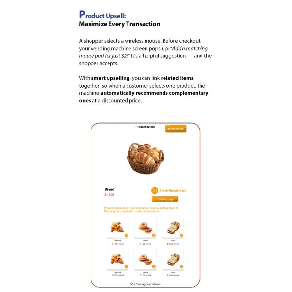 High-Capacity Cookie Vending Machine with Smart Elevator System: Premium Automated Bakery Retail Kiosk