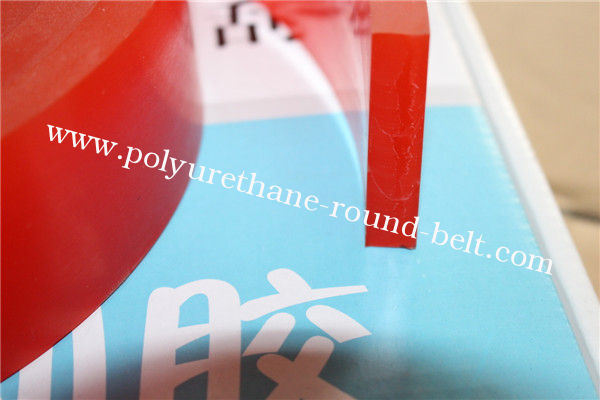 Da tinta solvente vermelha do rodo de borracha da impressão da tela da borracha de goma resistência solvente