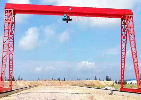 MH 2t Electric gantry crane，Outdoor stockyard, gantry crane, electric hoist