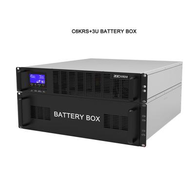 A C.C. que de UPS da montagem em rack de 5.4kW 6KVA a onda de seno pura Data Center submete levanta