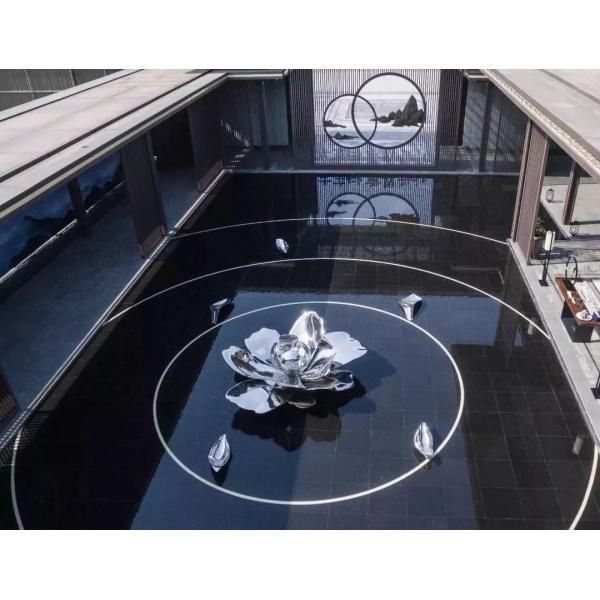 304 316 Stainless Steel Garden Statues Handicraft Works Painted Bronze Sculpture