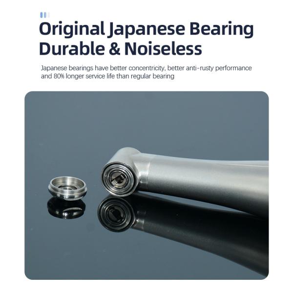 Low Speed Dental Handpiece Fiber Optic Stainless Steel Contra Angle Handpice