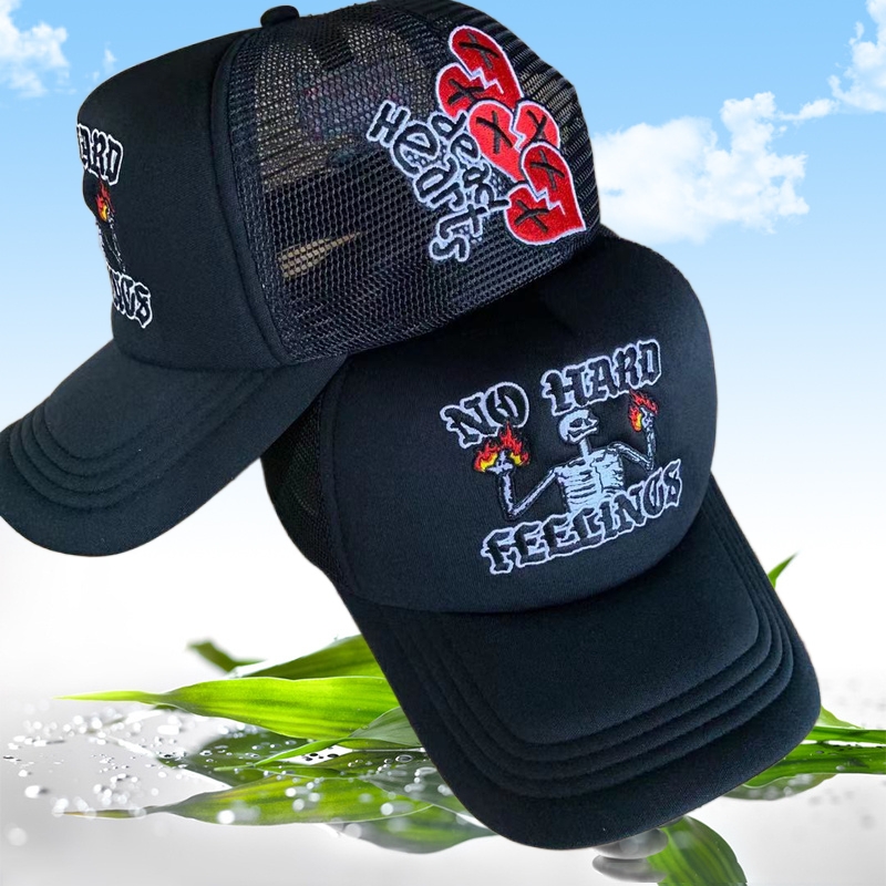 Baseball Caps Custom Embroidered Logo A Frame 5 Panel Cotton Twill Hat