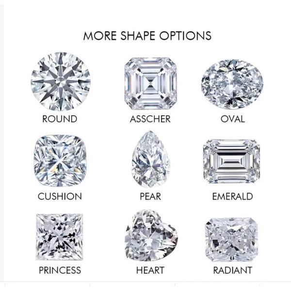 18K Lab Diamonds Ring and Gold Wedding Ring Setting1894 Four Prong Classic Diamond Ring