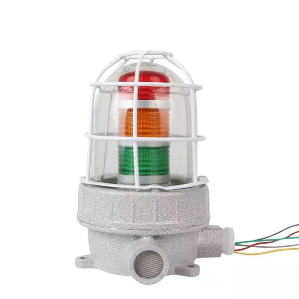 Flashing Explosion Proof Alarm Light Audible Visual 5W 90dB DC24/110AC