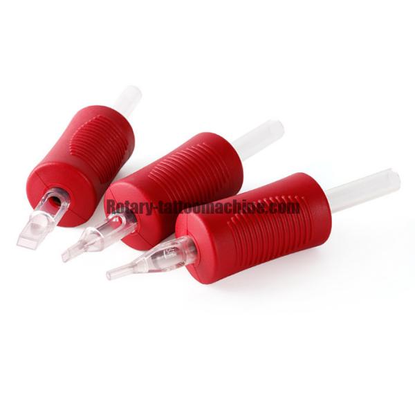 Silicone Material Red Clear Tattoo Tubes , Disposable Cartridge Tattoo Tubes