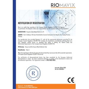 Hangzhou Ciping Medical Devices Co., Ltd Certifications