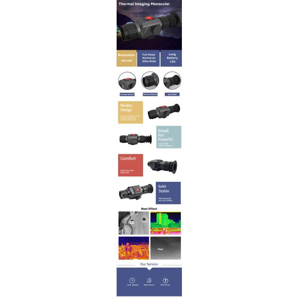 объем ночного видения 5V LCD 1024x768 термальный тактический с 20mm Picatinny