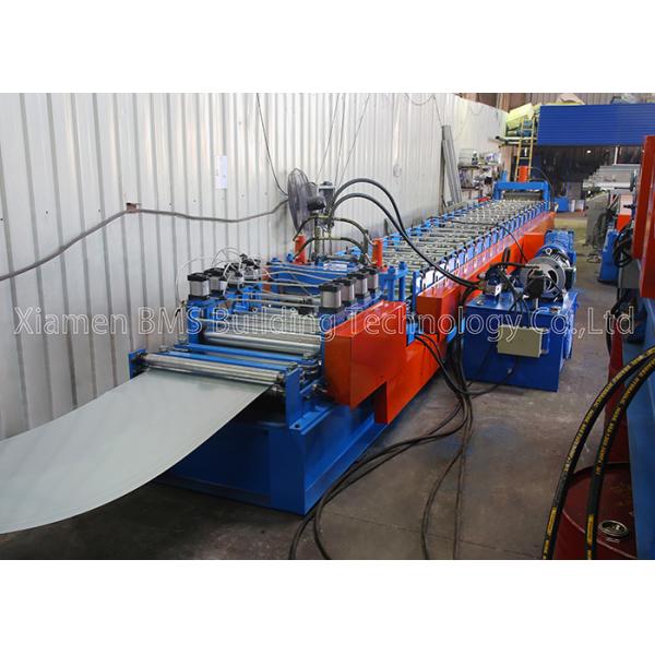 Hydraulic Cutting Custom Roll Forming Machine For Soundproof Walls / Back Panel Metal Roof