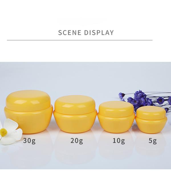 Cosmetic packaging Mushroom Bottle for Lotion and Cream 5g/10g/20g/30g Affordable and Eco-Friendly Packaging Solution