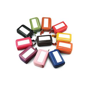 EN17 Pantone RFID Credit Card Holder Wallet , 11.5x7.5cm Automatic Smart Wallet