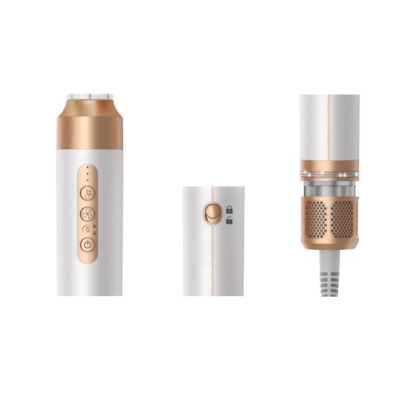 Ultimo Design OEM Caixinha de Couro Moderna Curlers de Cabelo Aquecidos Com 7 Bicos