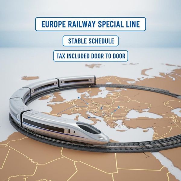 Europe railway special line stable schedule tax included door to door