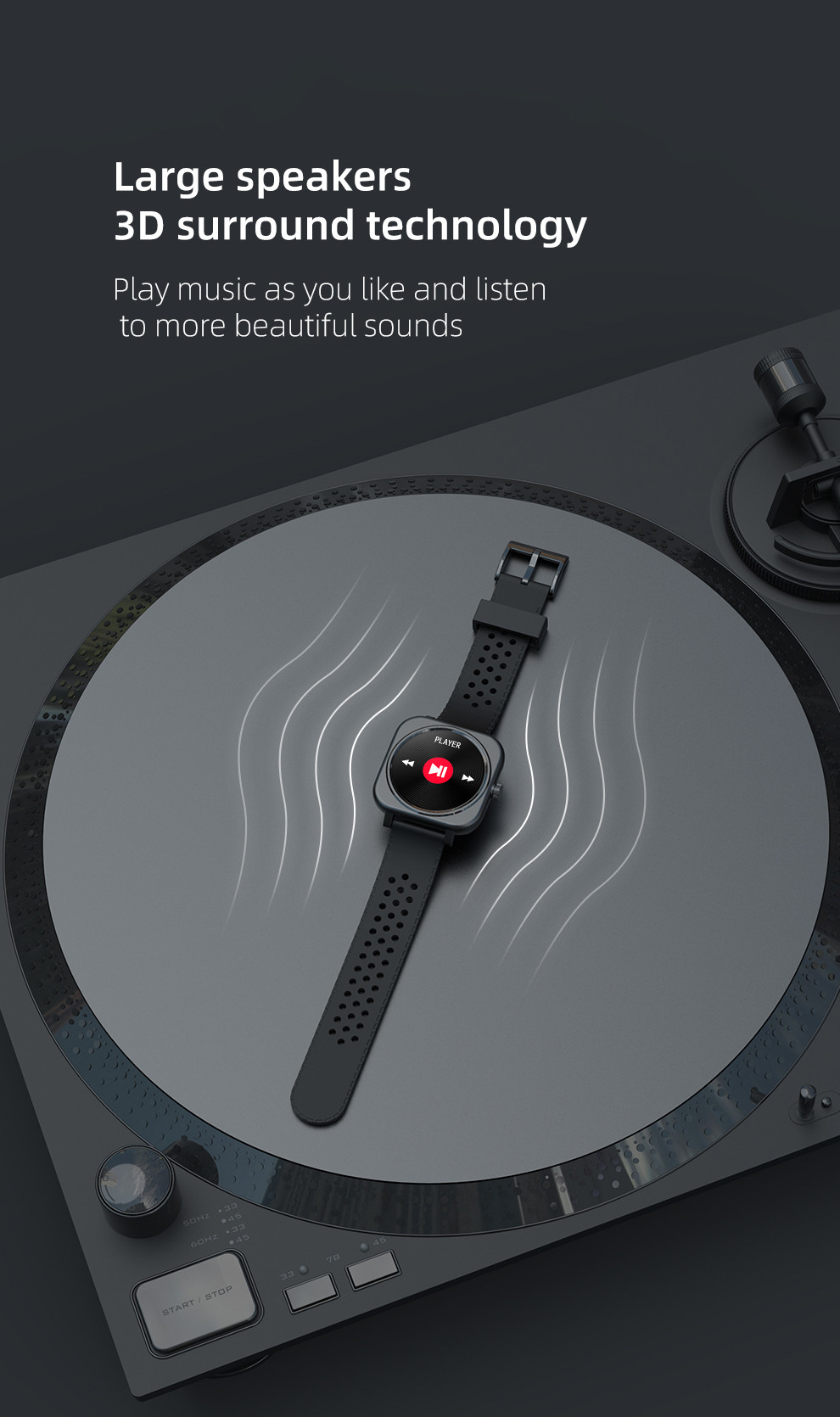Smartwatch W12 монитора тарифа сердца приборов 1.28inch Bluetooth IOT телефона Android
