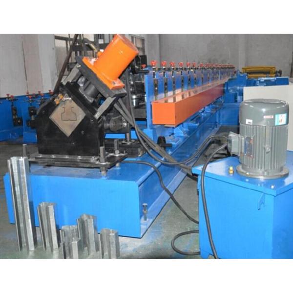 Supermarket Shelves Storage Rack Roll Forming Machine For Steel , Long Life