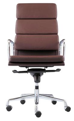 Dark Brown Ergonomic Office Chair / Ergonomic Work Chair Height 107-115 Cm