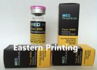 Stratification mate d'autocollants adhésifs faits sur commande de Pharma finissant l'impression de CMYK