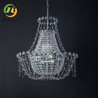 Candelabro luxuoso moderno do quarto do hotel da casa de campo de Crystal Chandelier Living Room Restaurant do cargo