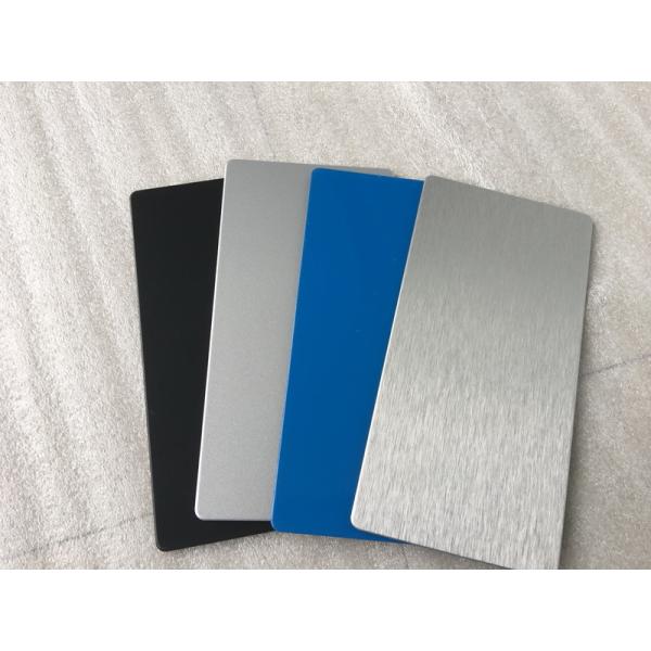 Silver / Purple ACP Aluminium Composite Panel Smooth Surface For Wall Decoration