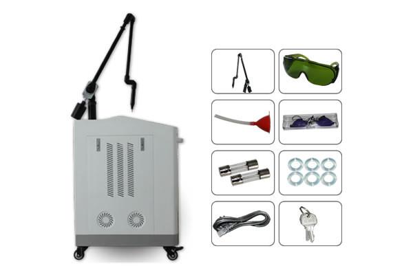 Q-switched Nd Yag laser tatto and pigment removal machine by CE approval