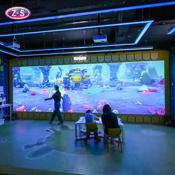 Continuous Content Updates Drawing Interactive Wall Games Multi Scenario Applications