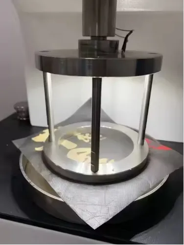 UP-8010 Pneumatic Clamp Digital Fabric Water Permeability Tester with 0.5% Accuracy and 100cm2 Sample Chuck Area