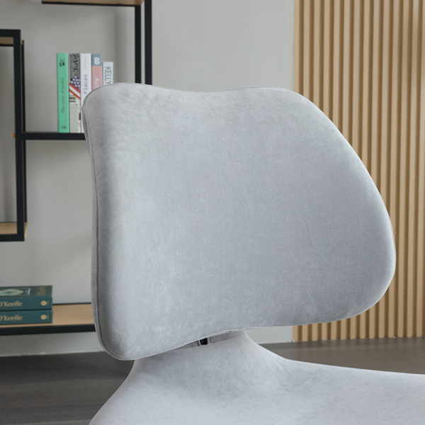 Modern Single Sofa Chair Rebonded Foam Armless Lounge Indoor Stool for Home Hotel Villa Leisure Accent Fabric Chair for Bedroom