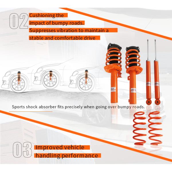 Алюминиевый амортизатор Volkswagen остается стабильным и безопасным для VW GOLF 6