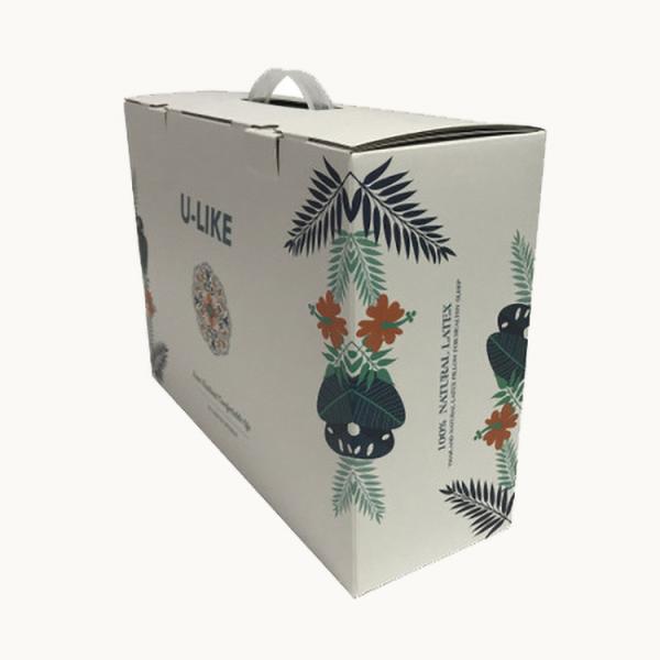 Reusable Leakproof Corrugated Gift Box With Handle Multipurpose