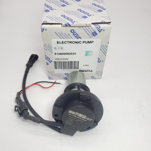 612600082035 Pompe à carburant électrique avec filtre pour moteur Weichai
