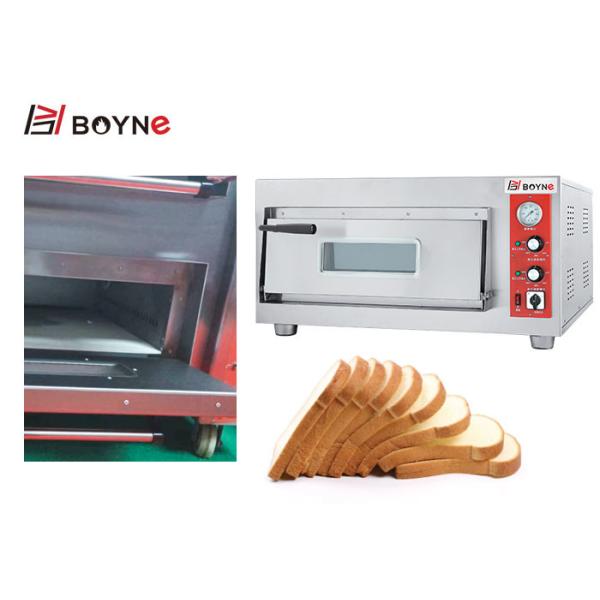 Electirc Pizza Oven One Layer With Stone Stainless Steel 380v