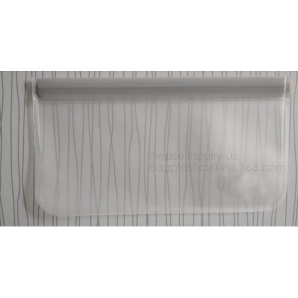 Reusable Silicone Food Storage Bag Washable Silicone Fresh Bag for Fruits Vegetables Meat Preservation bagplastics bagea