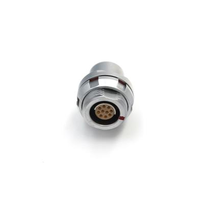 10 Pin Fischer Cable Connector Panel Mount Receptacle PCB Circular Connector