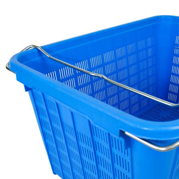 Foldable Eco-Friendly Plastic Crate Customizable for Harvesting and Sale of Produce