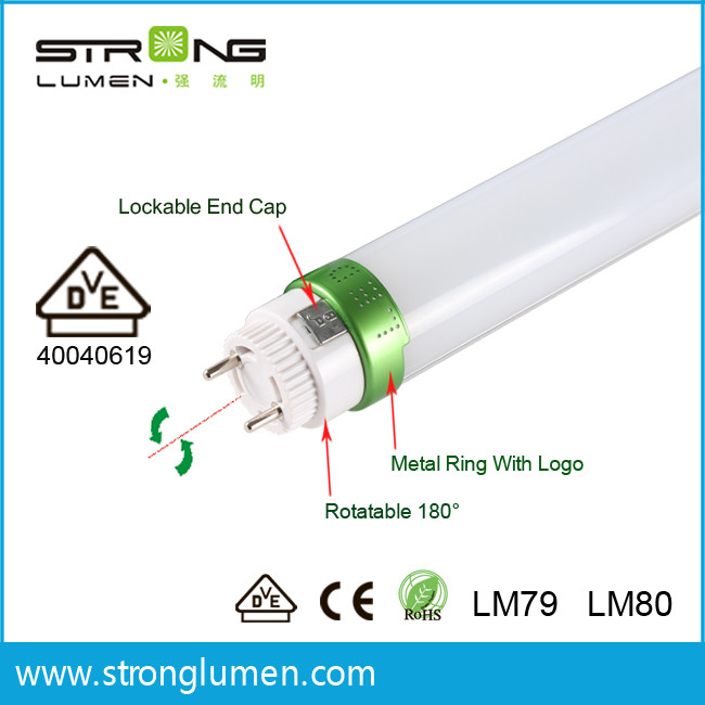 VDE Approval T8 LED Tube With Isolated Driver inside